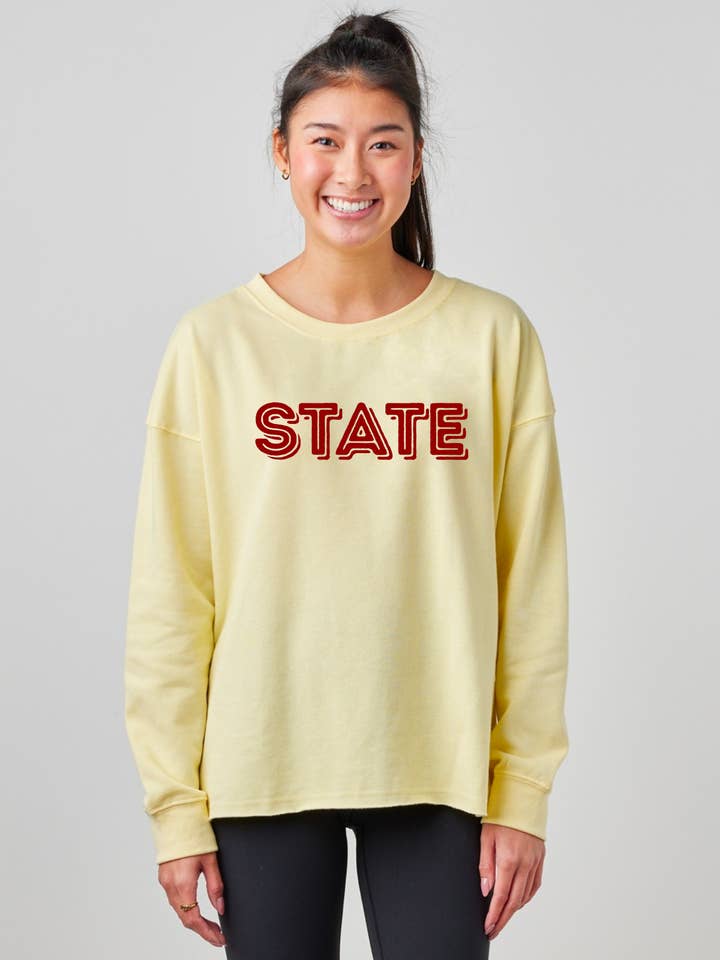 State Graphic Crew Sweatshirt | Fall for wholesale by Rivals Inc. Wholesale