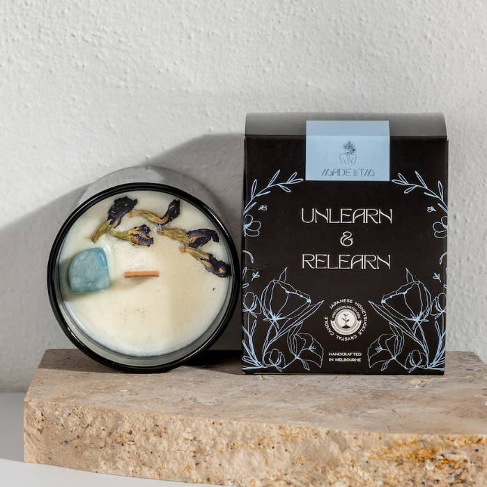 Unlearn & Relearn Crystal Candle for engroshandel hos Lucid Works