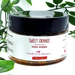 Sweet Orange Face Scrub för wholesale av PureSoul Collection