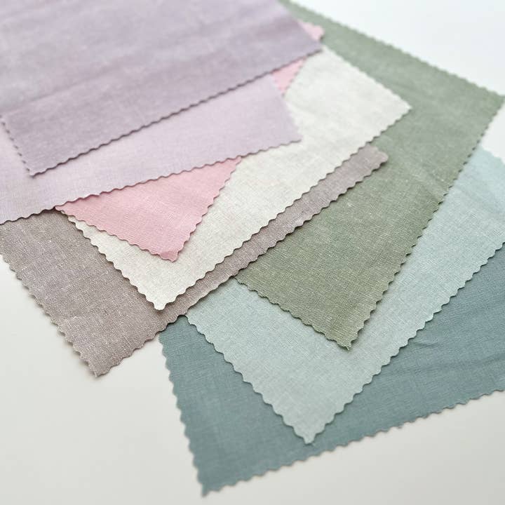 Matryoshka Doll Shop - Wholesale Embroidery/cross-stitch supplies - Embroidery fabric bundle, linen blend embroidery fabric pack3