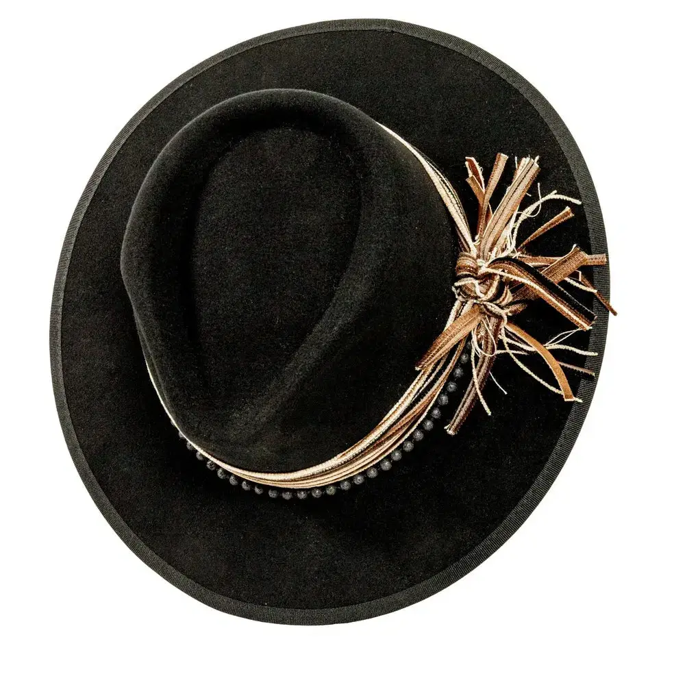 American Hat Makers - Wholesale Fedora – Women’s - Tear Drop Wool Felt Hat - Style Moonshine9