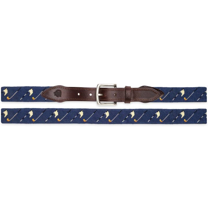 Good Threads - Vente Ceinture – unisexe - Ceinture d'aiguille drapeaux de golf