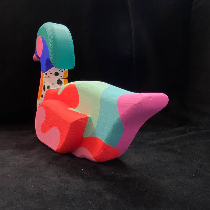 Artifacts of Joy - Wholesale Decorative Figurine - Modern Artifact Pink Cheek Duck3