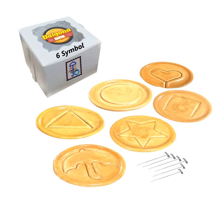 FRKRUS - Wholesale Cookie - Korean Dalgona Squid Sugar Cookie Challenge Box (6 Symbol)