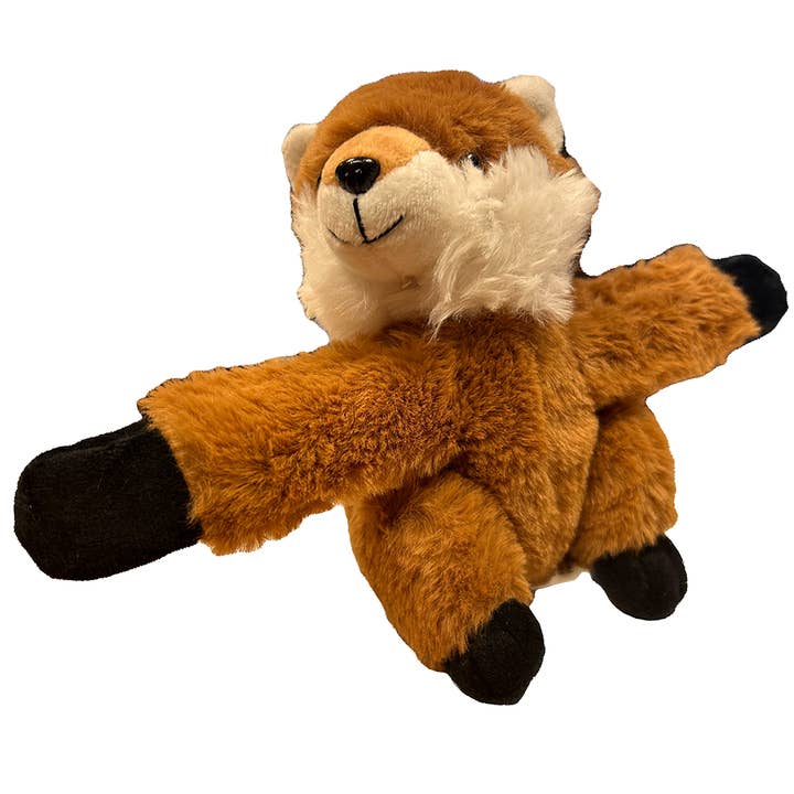 Texas Toy Distribution – wholesale Fyllda/plyschleksaker - Barn och baby – Brun räv mjuk uppstoppad djurplysch med slagarmband