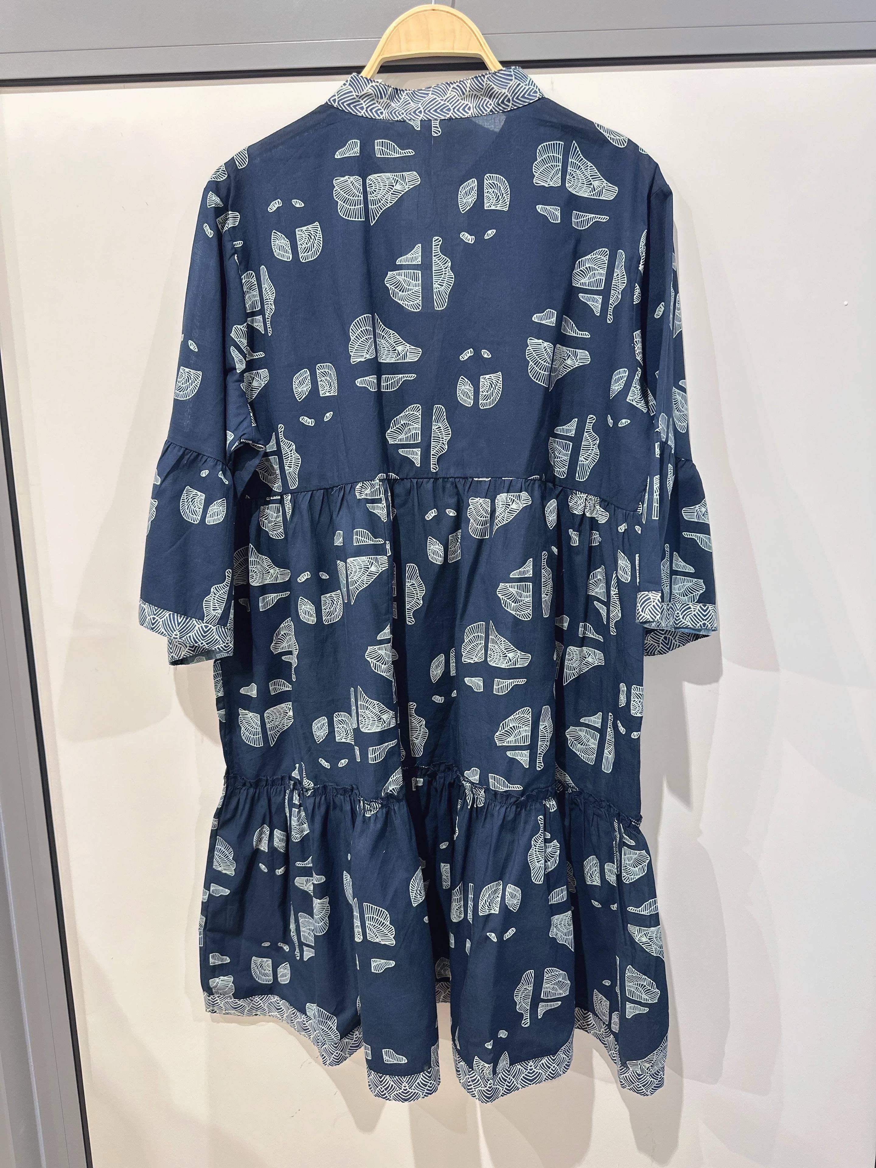 Orice - Wholesale Dress - Women's - Short dress in batik print cotton - Orice6