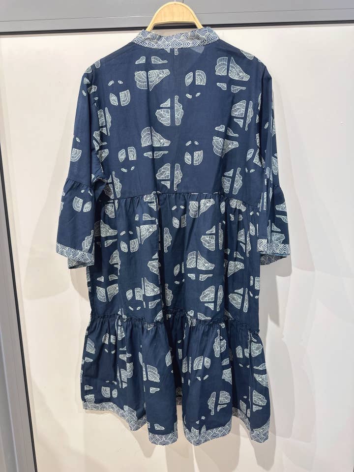 Orice - Wholesale Dress - Women's - Short dress in batik print cotton - Orice6