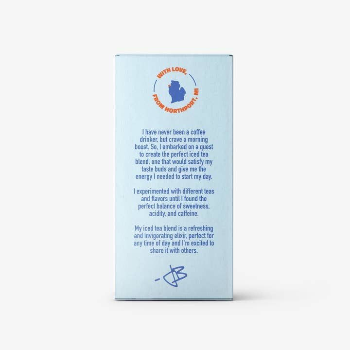 Just Better Tea - Wholesale Iced Tea - Citrus Ginger Iced Tea - 1 Box of Tea (6 qt size tea bags)