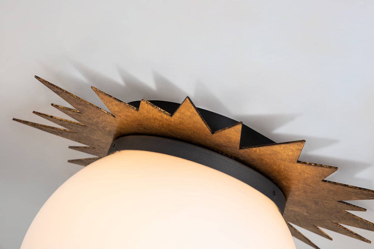 Lucas McKearn - Vente Lustre/Suspension - Support encastré Soleil à 3 lampes2