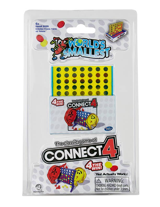 Super Impulse USA - Wholesale Toy Set - Kids - World's Smallest-Connect 4 Playset
