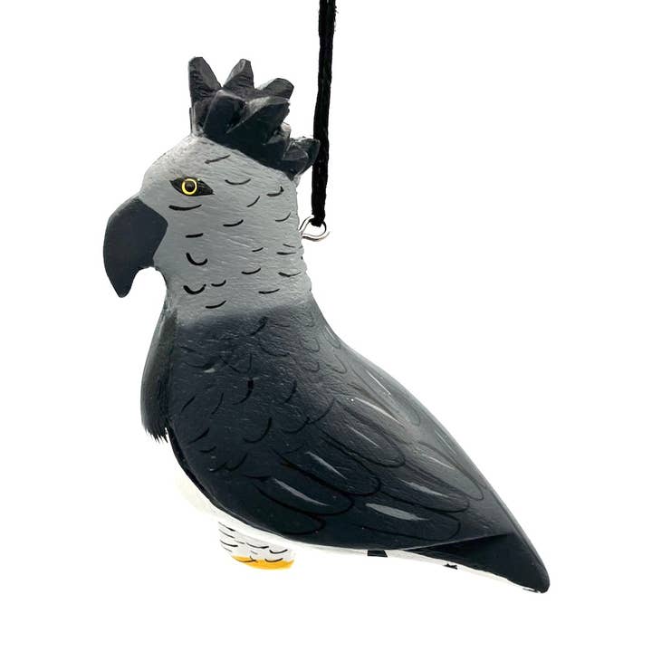 Harpy Eagle Balsa Ornament for wholesale by Women of the Cloud Forest