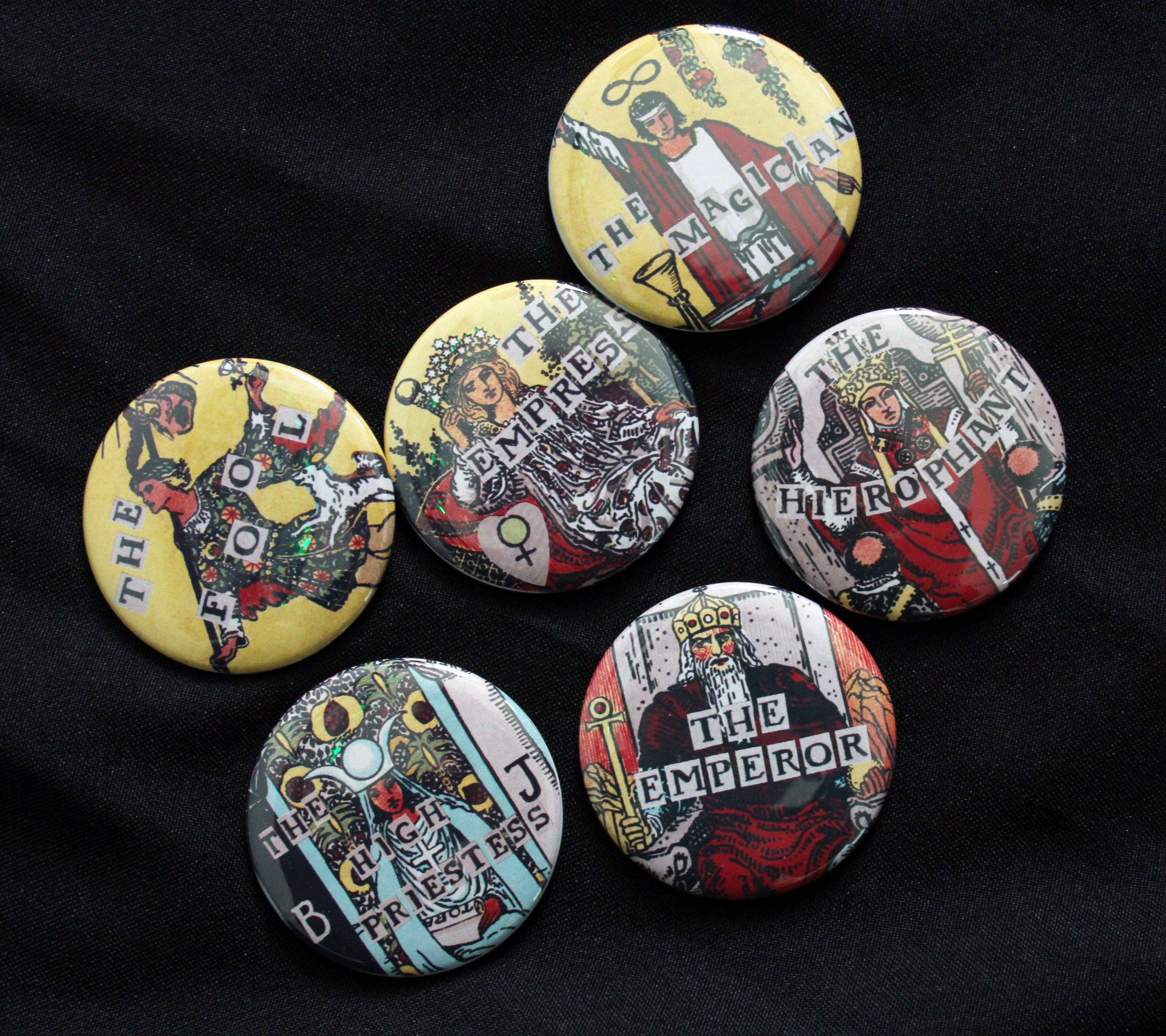 Midge Blitz – wholesale Compact mirror – Collage Tarot Pocket Mirror6