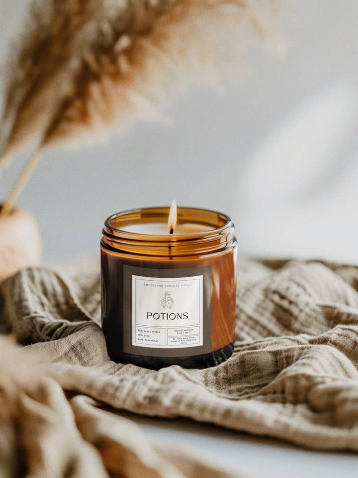 Potions Class Candle - Harry Potter (Soy or Beeswax) for wholesale by Ampersand Candles + Oils