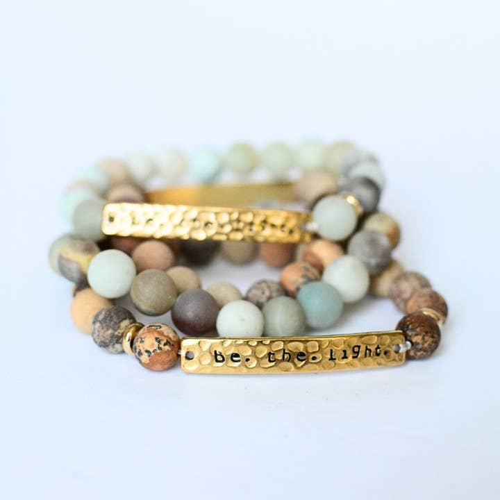 Two and Crew - Faith Based Jewelry & Gifts - Wholesale Beaded Bracelet - Be The Light Bracelet – Christian Stone Jewelry, faith gift5