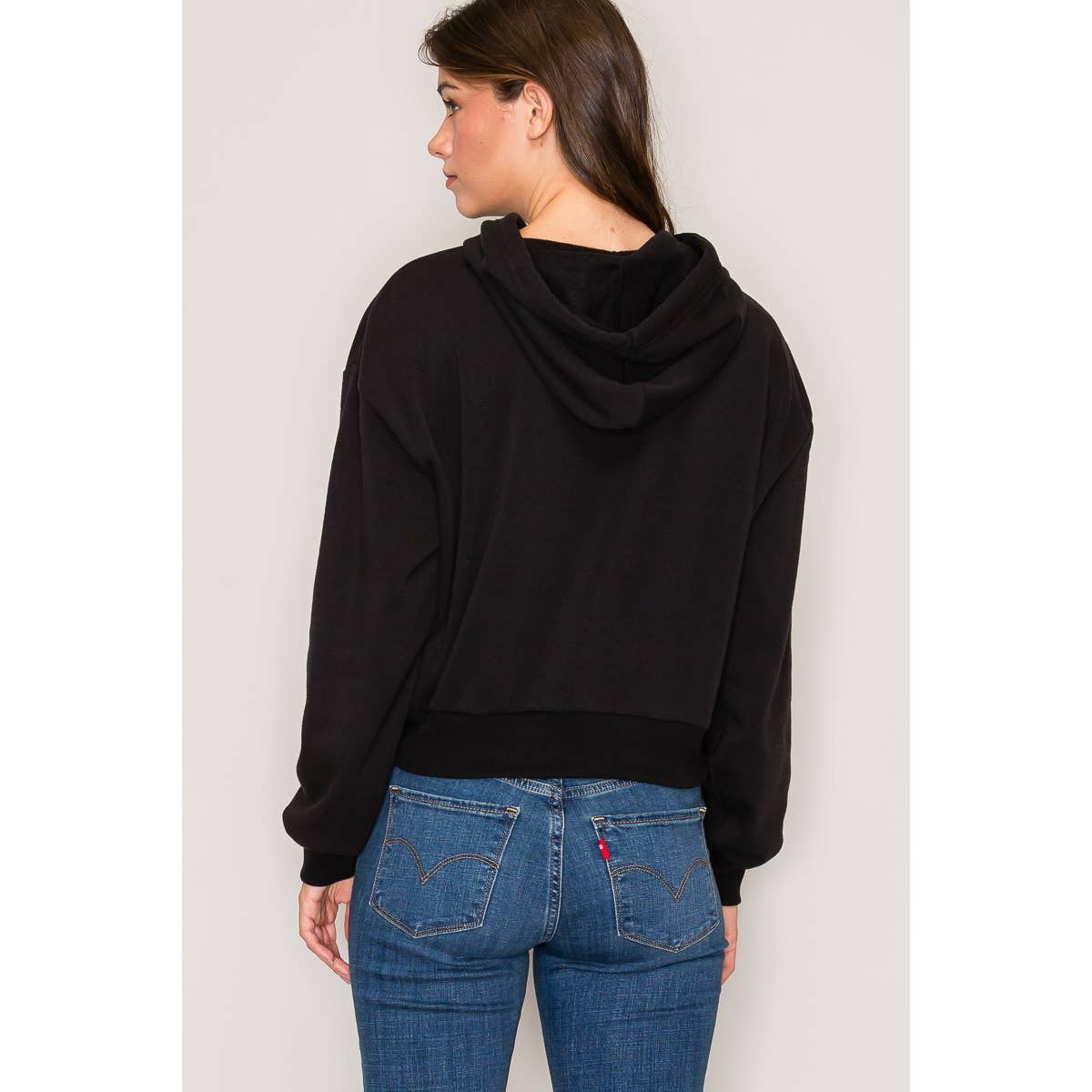 Popular 21 – wholesale Hoodie – Women's – Cropped Fleece Hoodie6