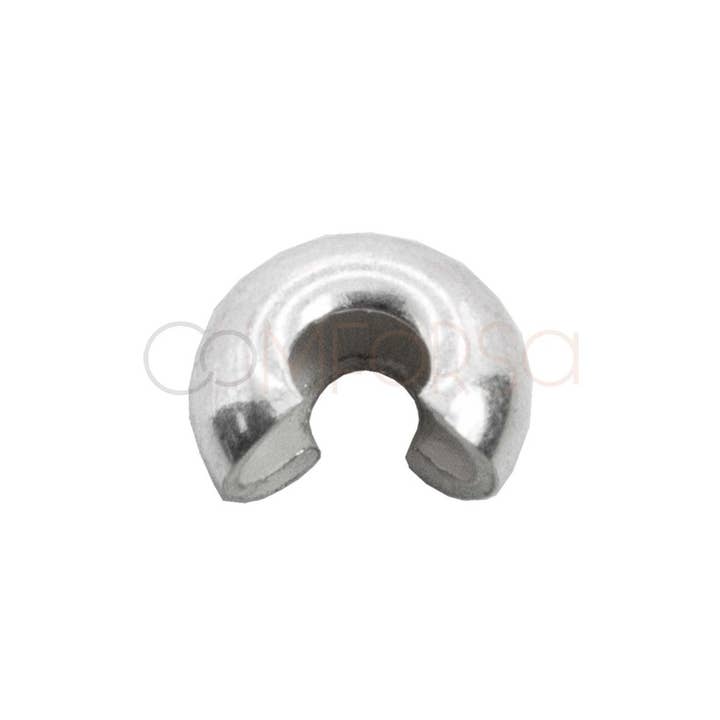 COM FORSA SL – Großhandel Bastelzubehör – Flaschendeckel 4 mm Silber 925 Ml1