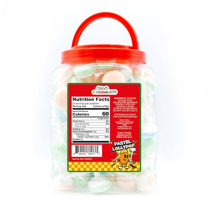 Think Distributors - Wholesale Lollipop - 200 Lollipops - Bulk Retro Candy