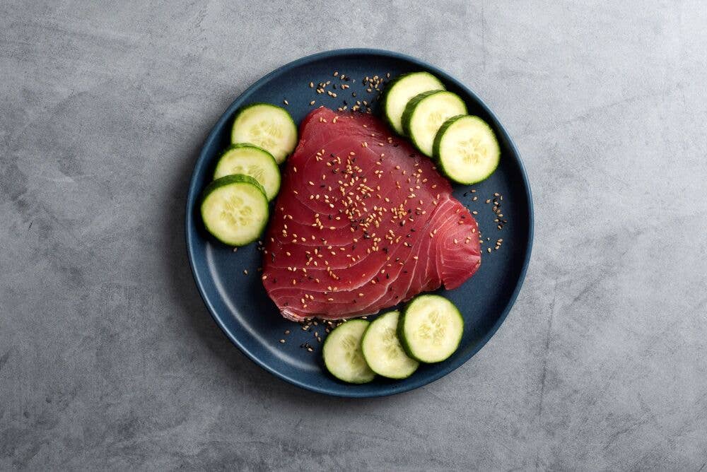 Legend of Jona - Wholesale Fish/Seafood - JONA Tuna Steak 1LB - Tray Packed2