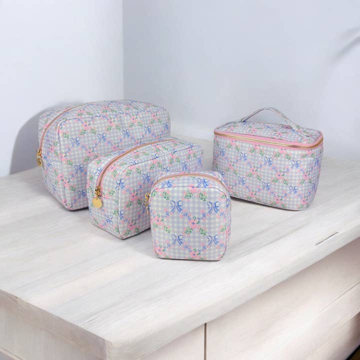 Beauty Stash - Wholesale Makeup/Cosmetic Bag - Lavender Valley Nylon Collection