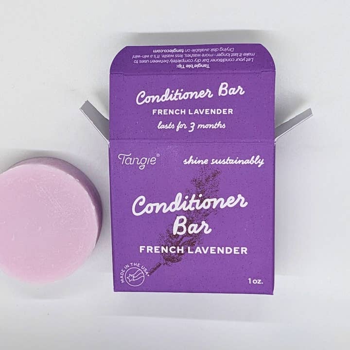 Tangie Lavender Conditioner Bar – Calming & Moisturizing for wholesale by Tangie LLC