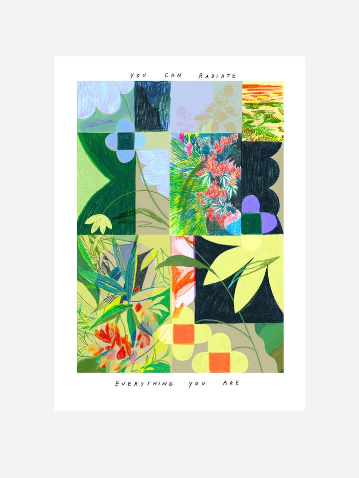 Radiate Giclée Print voor wholesale door Lucy Sherston