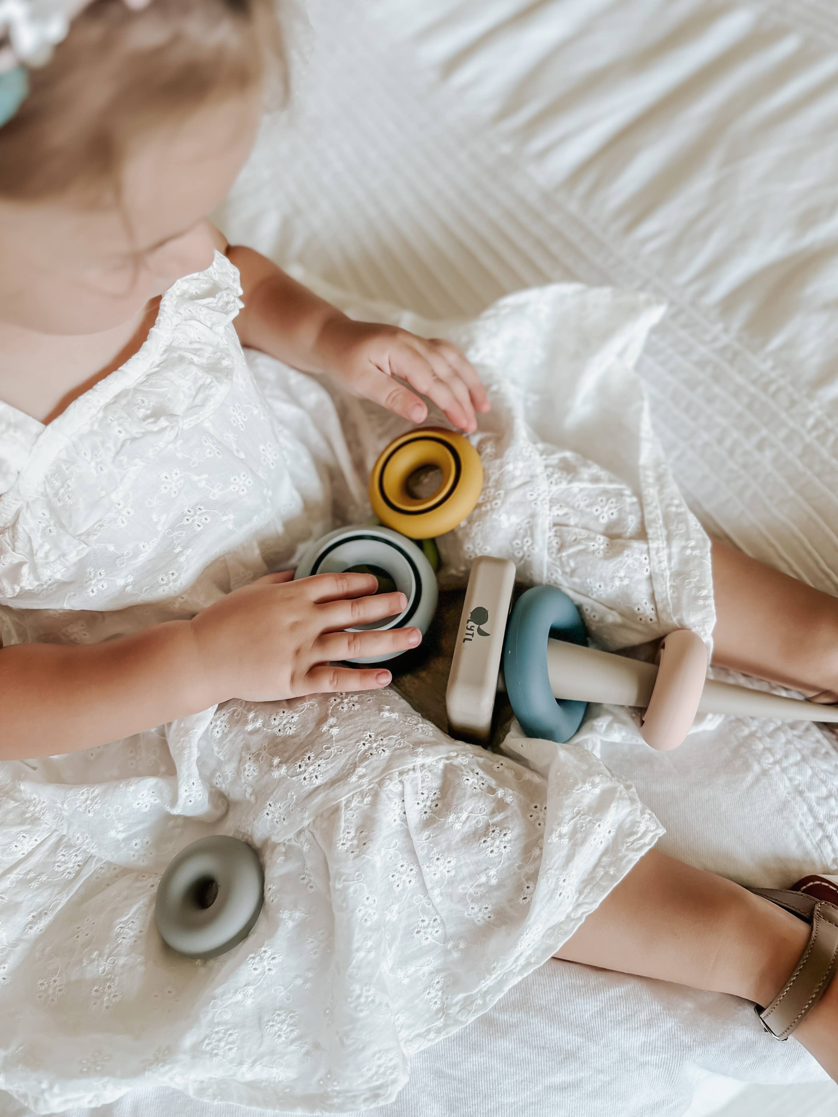 Lytl Store - Wholesale Building Set - Kids - Ring Stacking Toy + Silicone + Sensory Play + Sorting 7