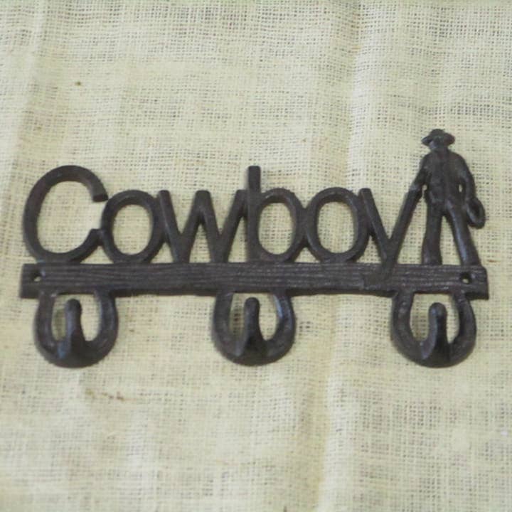 Midwest Craft House - Wholesale Coat Rack - CAST IRON COWBOY COAT RACK