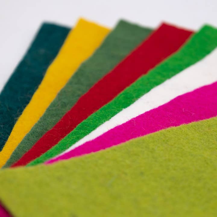 Christmas Felt Sheets for wholesale by Felt and Yarn