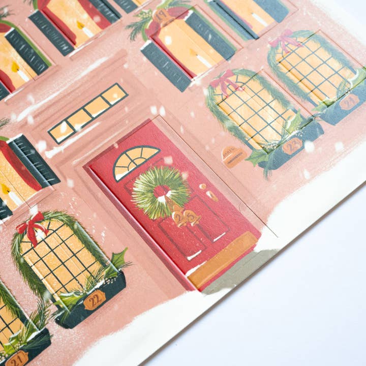 The First Snow - Vendita all'ingrosso Calendario dell'avvento - Calendario cartaceo con conto alla rovescia per Natale, festività e Avvento