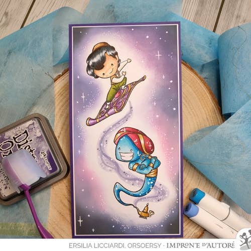 Impronte D'Autore - Wholesale Rubber/Decorative Stamp - Aladdin ENG Clear Polymer Stamps