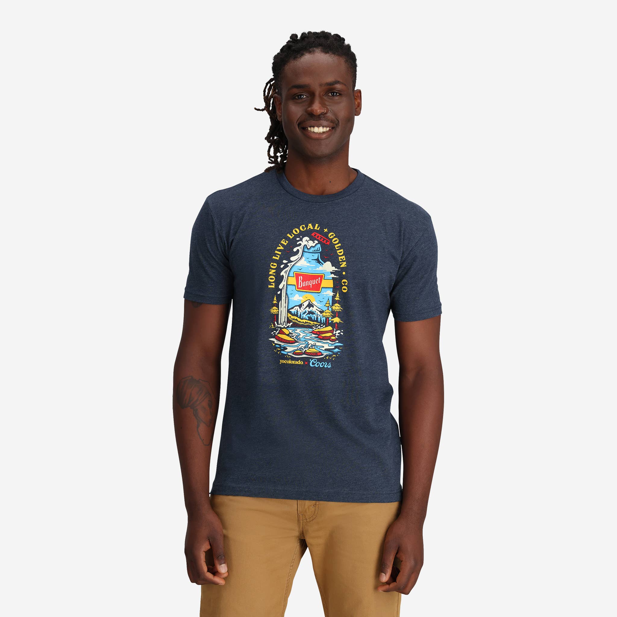 YoColorado - Wholesale Screen Printed T-Shirt - Unisex - T-Shirt - Unisex Coors Banquet x YoColorado Graphic Bottle3