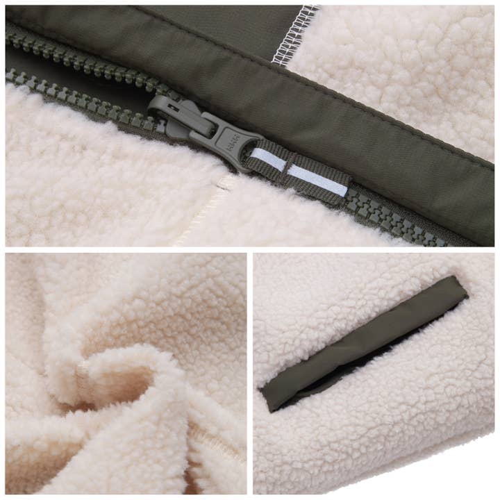 Rokka & Rolla - Wholesale Puffer Jacket - Kids - Boys' Reversible Quilted Jacket Fleece Puffer Coat11