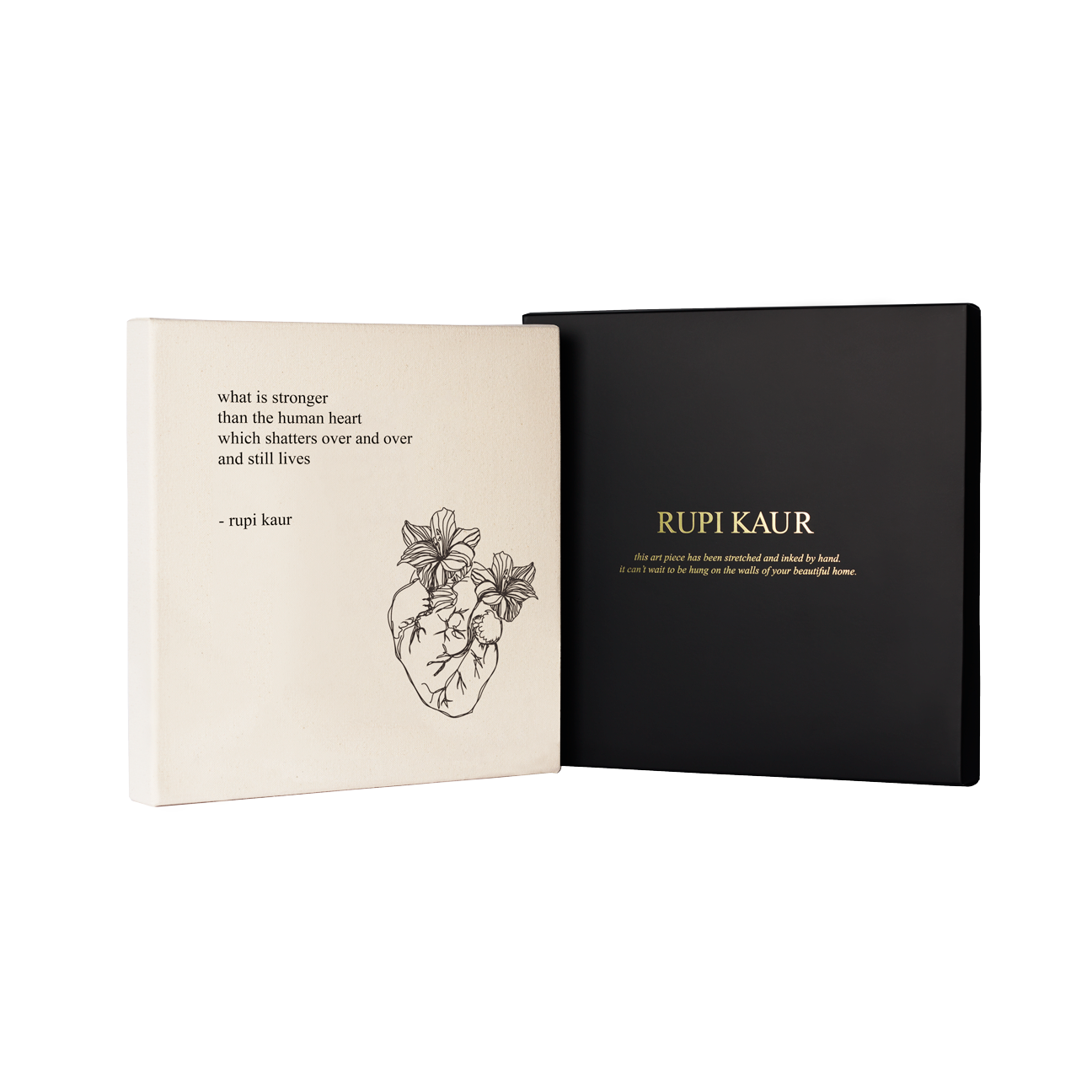 Rupi Kaur - Wholesale Art Print - 'stronger' Canvas2