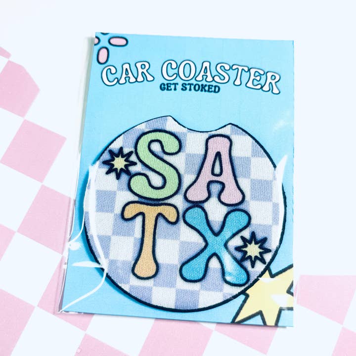 San Antonio Texas Bil Coaster for engroshandel hos Get Stoked