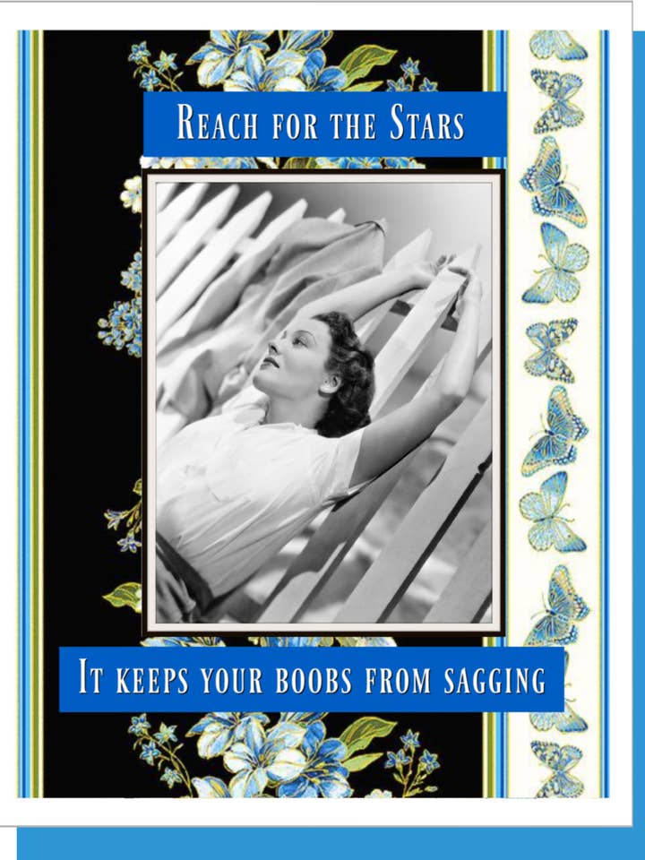 Reach For The Stars - Everyday Card for wholesale by Ümlaut Brooklyn