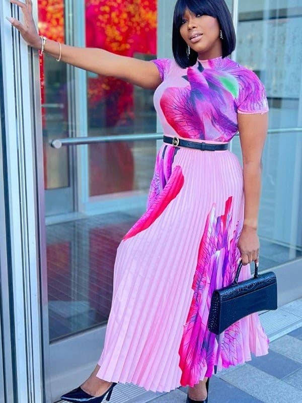 Aria Romance - Wholesale Dress - Women's - Short Sleeve Shift Dress3