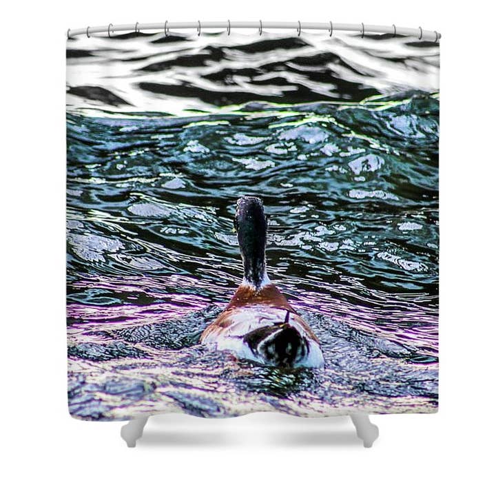 DUSCHVORHANG „DIE ENTE GEHT NACH HAUSE“ 1 für den Großhandel von sorayadapuzzostore