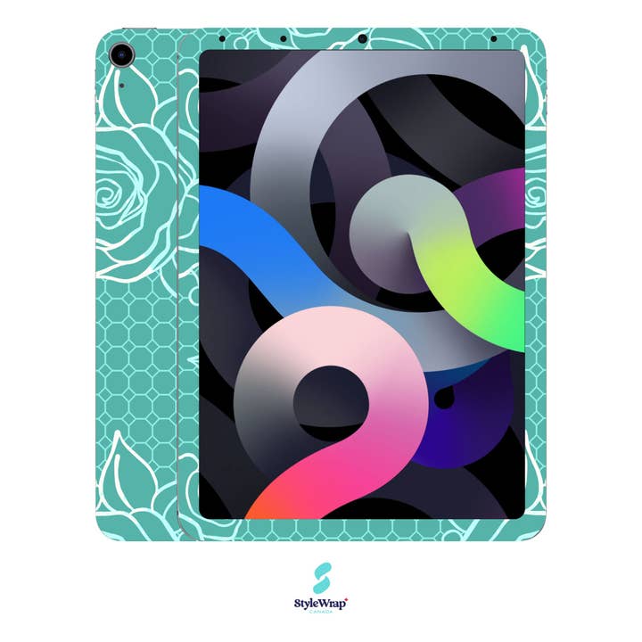 iPad - Teal Floral for wholesale by StyleWrap