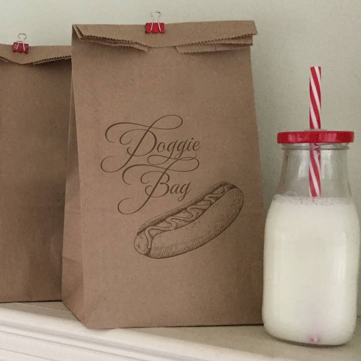 Doggie Bag Sac à lunch - Lot de 5 pour la vente par Alice-Louise Press