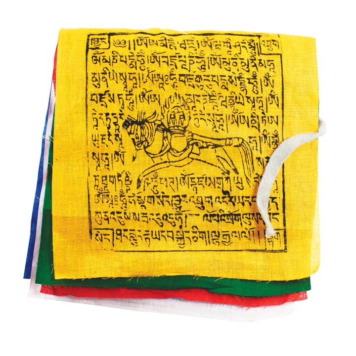 Windhorse Prayer Flag for wholesale by dZi Handmade
