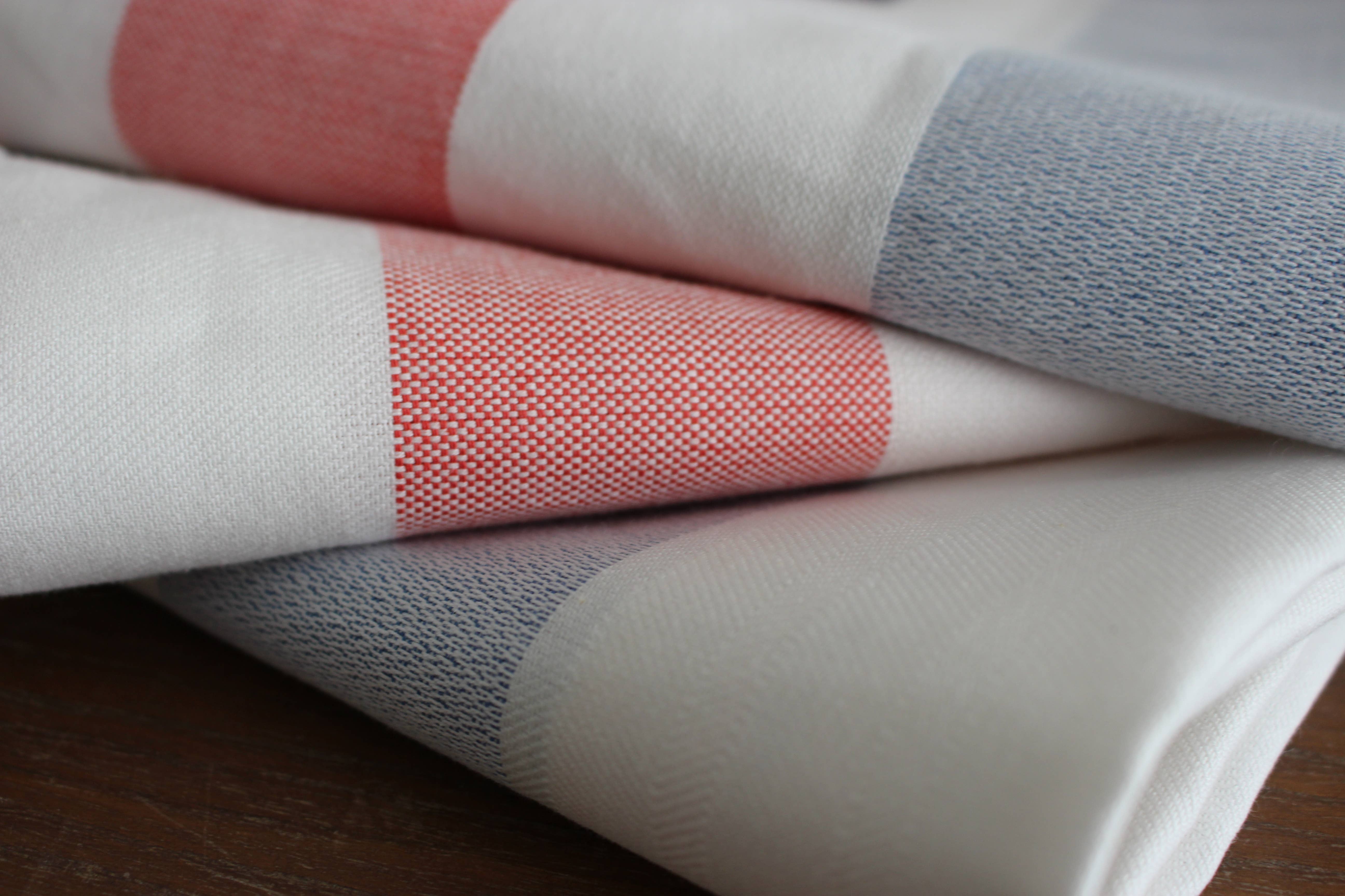 Dresseur de tables - Wholesale Tea Towel - BOUILLABAISSE tea towel - Blue, White, Red -100% Cotton3