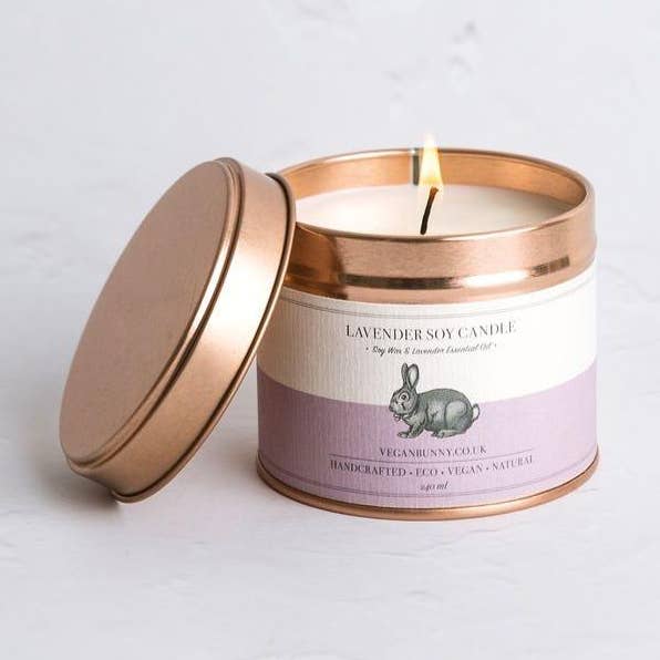 Lavendelkerze für den Großhandel von Veganbunny ltd