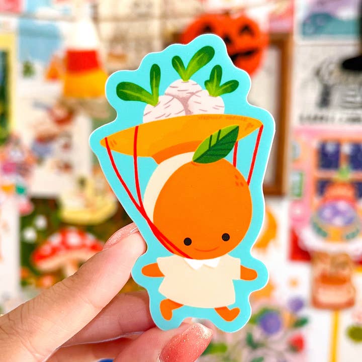 Clementine x Animal Crossing Sticker for wholesale by Veronica Porlier Illustrations