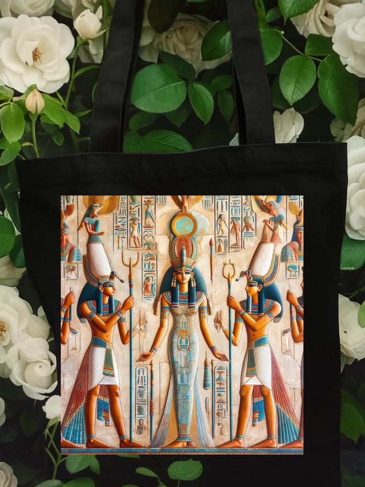 Egyptian Goddess Tote Bag for wholesale by Lunastry