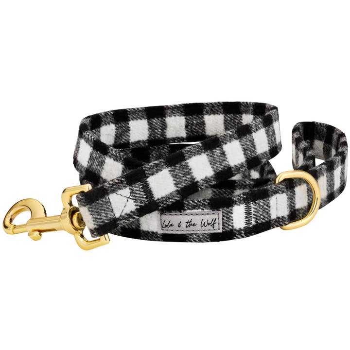 Dog Lead: Gingham Check for wholesale by Lola & The Wolf