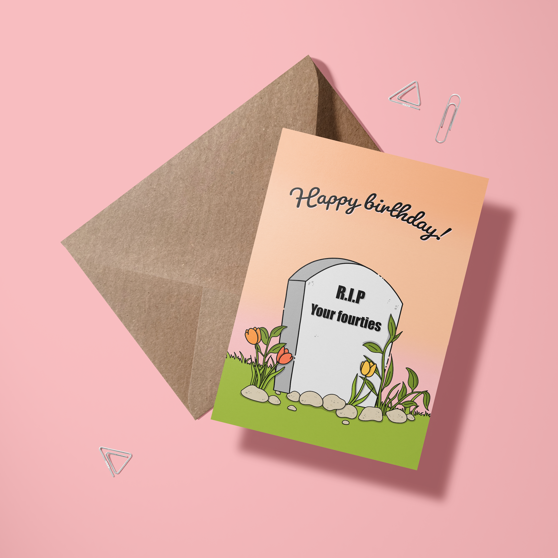 Deadpixel – wholesale Födelsedagskort – Gratulationskort födelsedag - Vila i frid 40-talet1