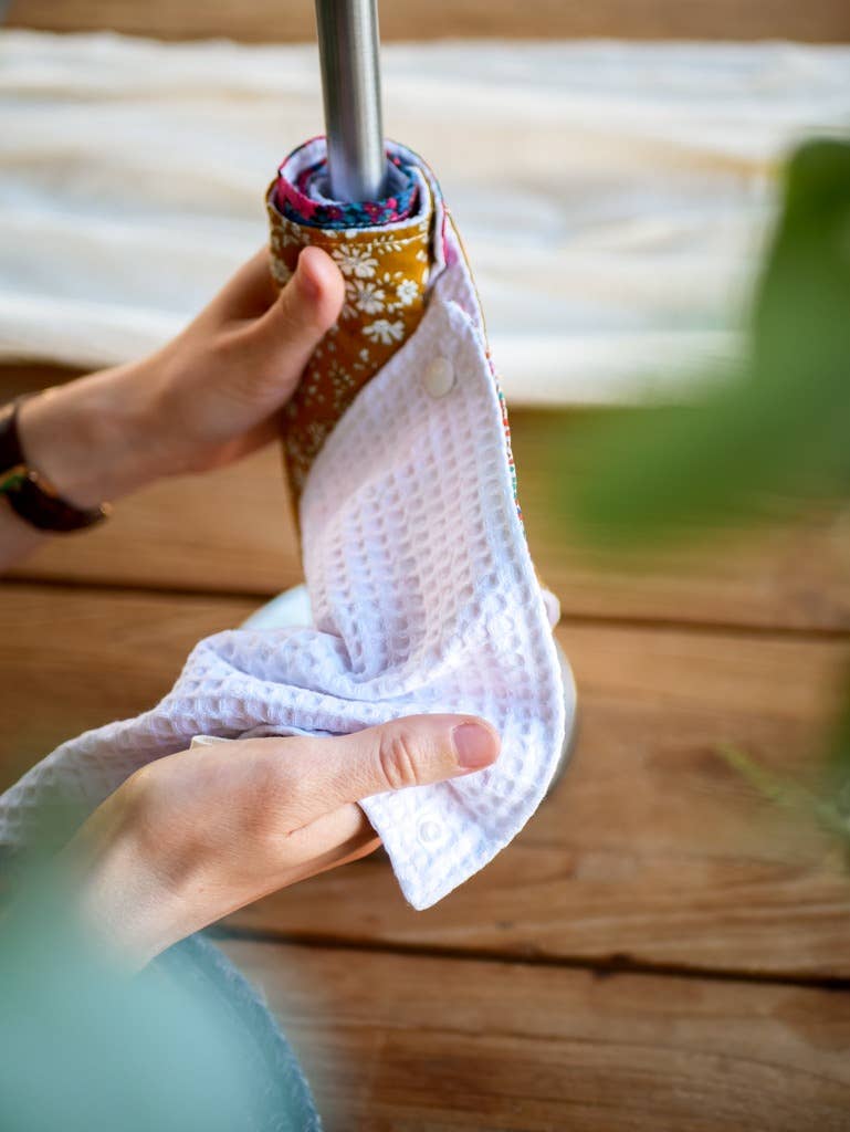 Trinquette Atelier - Wholesale Dishcloth - Washable and reusable paper towel roll - 5 sheets1