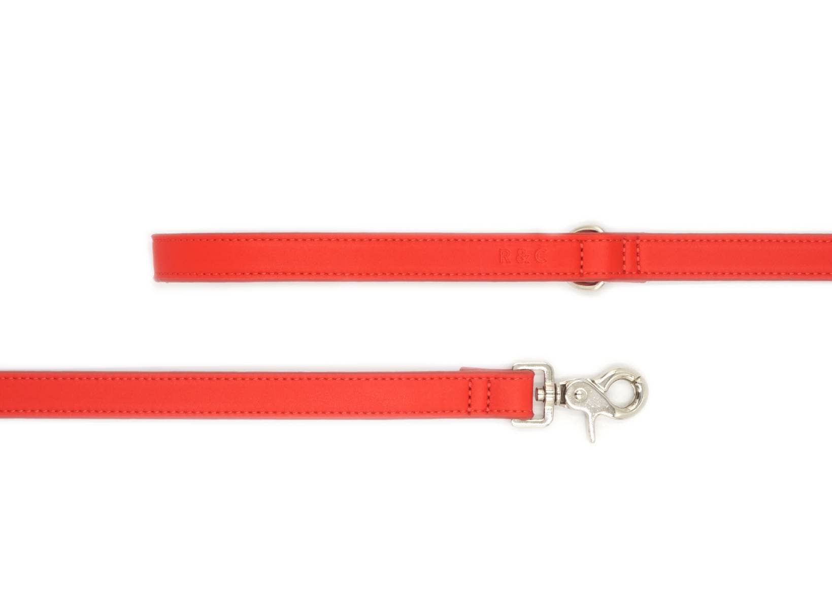 Ralph & Co – wholesale Pet leash – Dog – Red Leather Dog Lead1