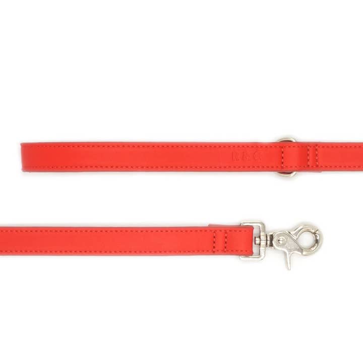 Ralph & Co – wholesale Pet leash – Dog – Red Leather Dog Lead1