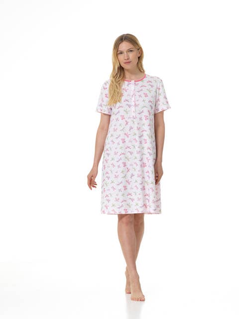 Serafino Nightgown, Short Sleeve, Lq174986 for wholesale by Linclalor S.P.A.